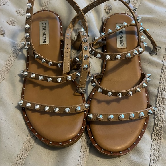 Steve Madden Skyler Studded Sandals - Picture 3 of 3